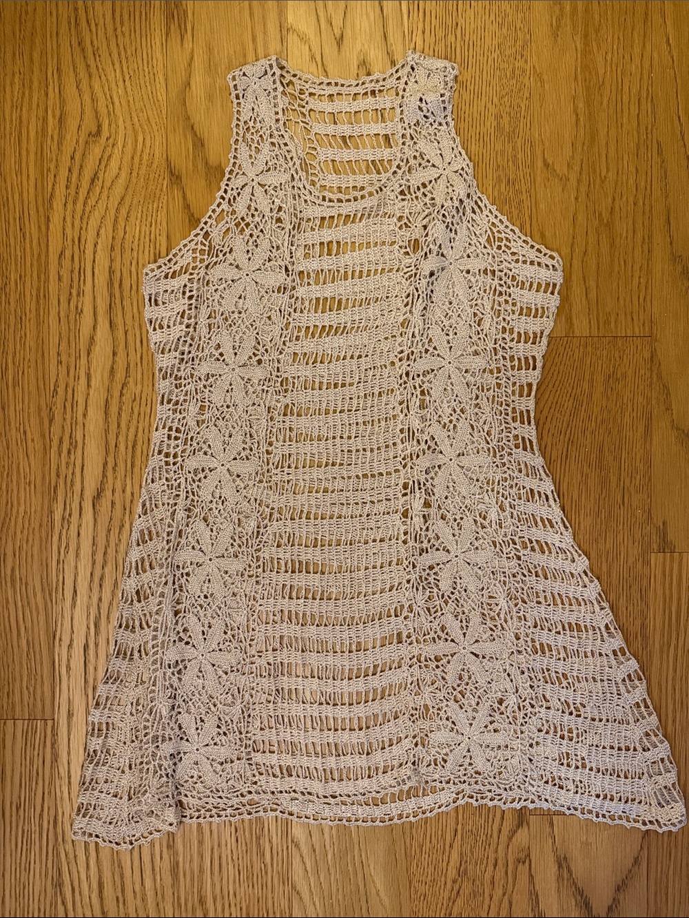 Women’s Crochet Swim Cover-Up Dress